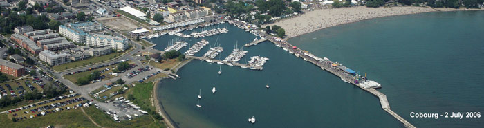 Cobourg harbour 2006